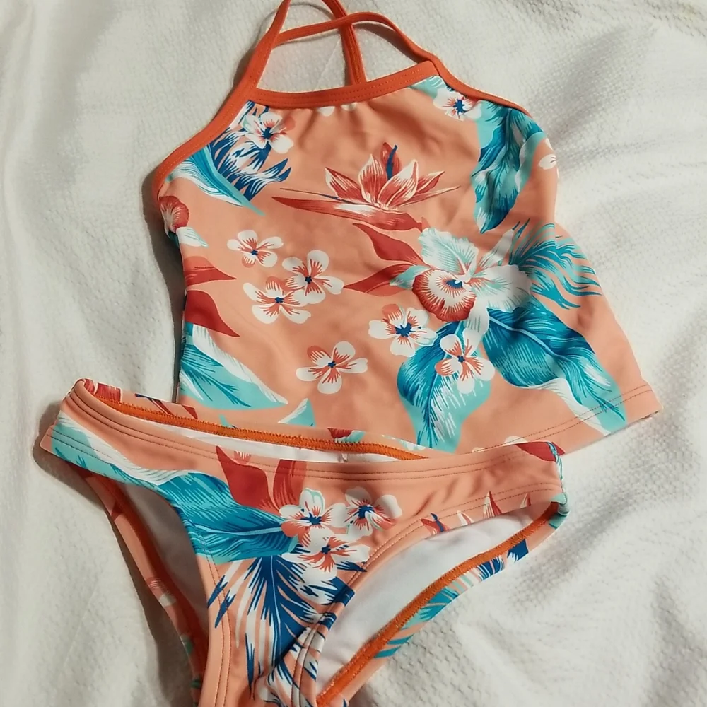 GIRLS KANU SURF TANKINI SWIM SUIT SIZE 3